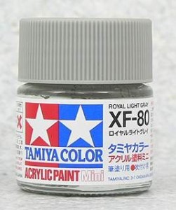 TAMIYA 壓克力系水性漆 10ml 皇家淡灰色 XF